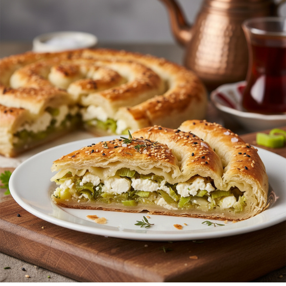 El Açması Pırasalı Börek