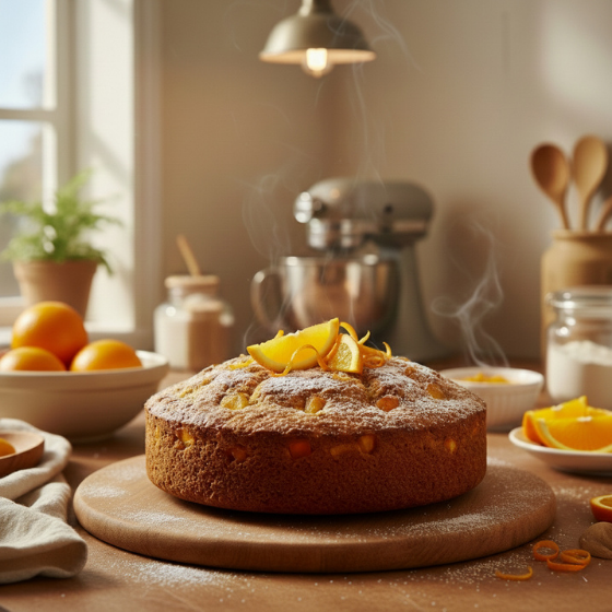 Portakallı & Limonlu Kek